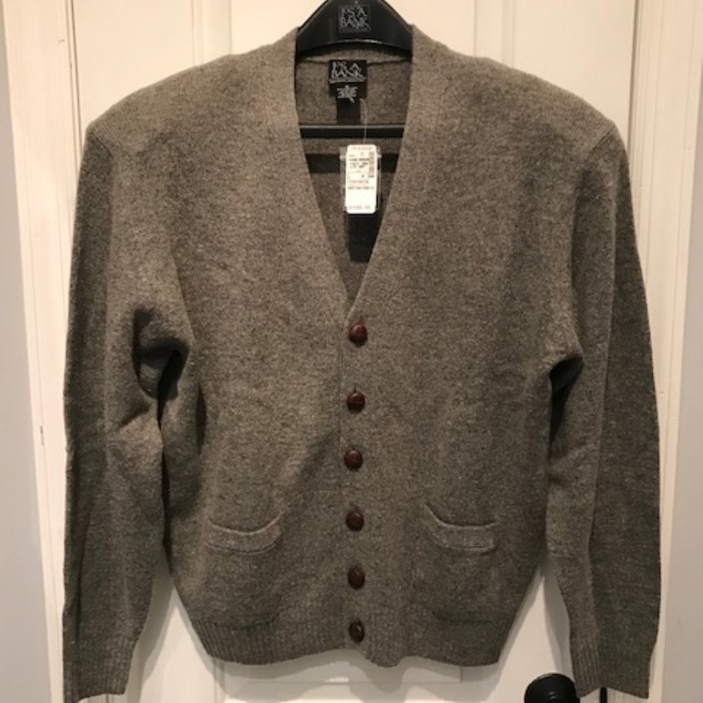 Joseph A. Bank Men's Executive Collection Cardigan